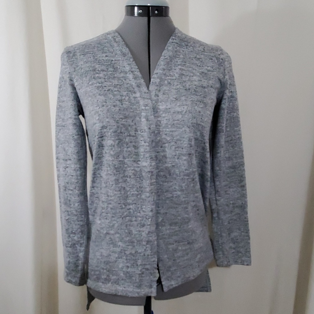 COPPER KEY Gray Cardigan Sweater Size L